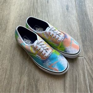 NWOT pastel multi-toned Vans size 40